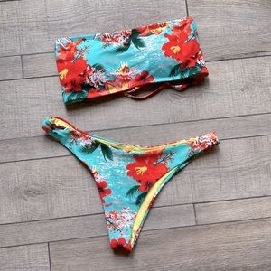 2 Piece Tropical Bikini Lg